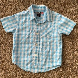 Quicksilver toddler boys button up